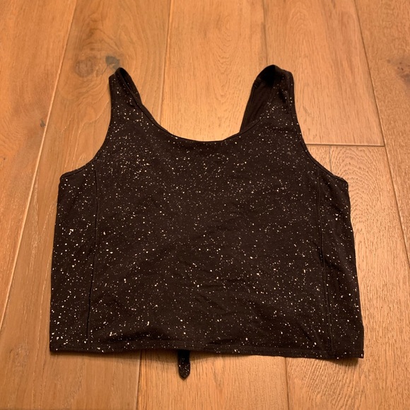 Black Speckled It’s a tie tank size 4 - Picture 3 of 3